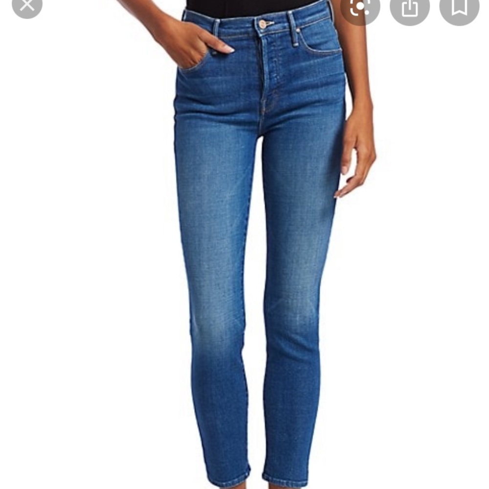 MOTHER Super Stunner Ankle Jeans